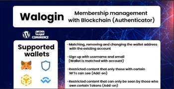Walogin - Membership management with Blockchain Authenticator